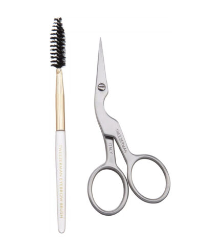 Tweezerman Brow Shaping Scissors & Brush
